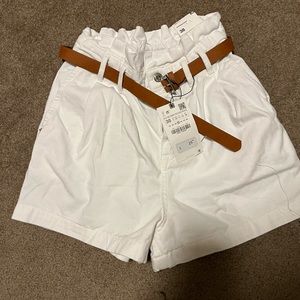 Zara Paper Bag Shorts